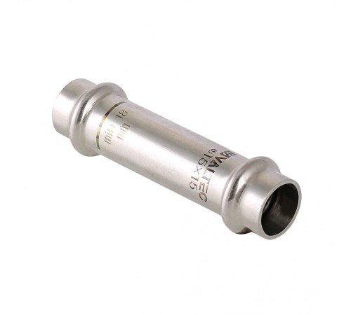 Пресс-муфта надвижная 22 мм х 22  из нержавеющей стали VTi.904.I.002222 VALTEC (ВАЛТЕК)