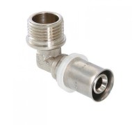 Угольник пресс с наружной резьбой 20х1/2" Valtec
