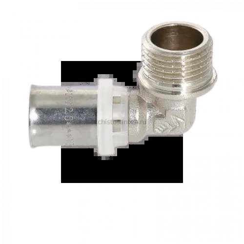 Угольник пресс с наружной резьбой 20х1/2" Valtec