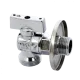 Кран для подключения бачков НН 1/2х3/4 шаровой MINNESOTA c розеткой 1/2" Bugatti