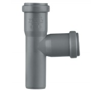 Тройник канализационный HTEA 32х32/90° Ostendorf