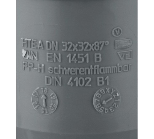 Тройник канализационный HTEA 32х32/90° Ostendorf Тройник канализационный HTEA 32х32/90° Ostendorf