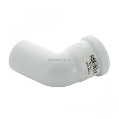 Отвод канализационный Raupiano Plus 50х67° REHAU (РЕХАУ - 11211241001)