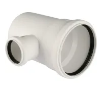 Тройник канализационный Raupiano Plus 110/50х87° REHAU (РЕХАУ - 11213241001)