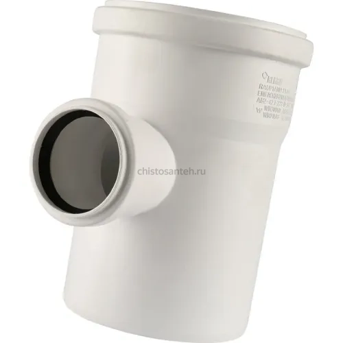 Тройник канализационный Raupiano Plus 110/50х87° REHAU (РЕХАУ - 11213241001)