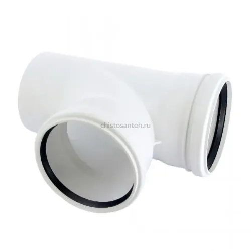 Тройник канализационный Raupiano Plus 110/110х87° REHAU (РЕХАУ - 11230051001)