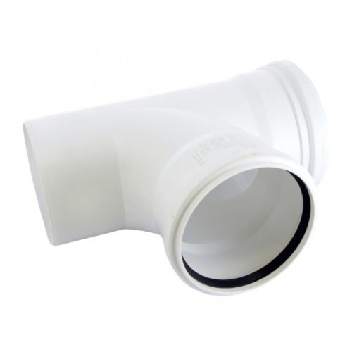 Тройник канализационный Raupiano Plus 110/110х87° REHAU (РЕХАУ - 11230051001)