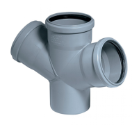 Крестовина канализационная HTDA 75х75х75 67° одноплоскостная Ostendorf