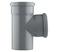 Тройник канализационный HTEA 110х110/90° Ostendorf