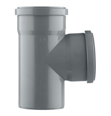 Тройник канализационный HTEA 110х110/90° Ostendorf