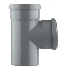 Тройник канализационный HTEA 110х110/90° Ostendorf