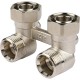 Узел нижнего подключения радиатора 1/2" НР x 3/4" НР, угловой REHAU (РЕХАУ - 12407371001)