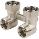 Узел нижнего подключения радиатора 1/2" НР x 3/4" НР, угловой REHAU (РЕХАУ - 12407371001)