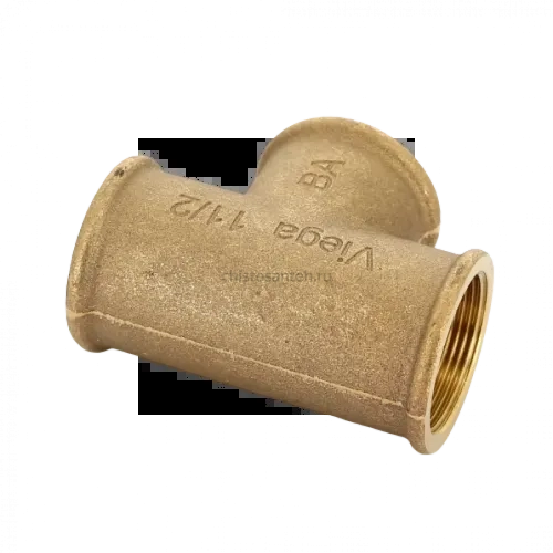 Тройник ВР 1 1/2", бронза Viega