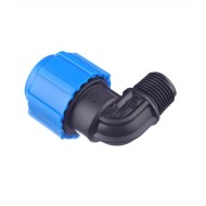 Уголок с наружной резьбой 20x1/2" ПНД Политэк