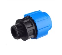 Муфта с наружной резьбой 32x1 1/4" ПНД Политэк