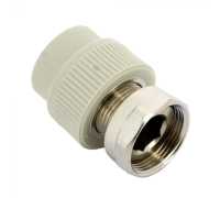 Переходник с накидной гайкой и вварным латунным патрубком PPR 32х1 1/4" FV-Plast