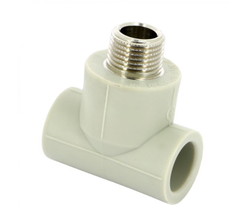 Тройник PPR с наружной резьбой 20x1/2" FV-Plast Тройник PPR с наружной резьбой 20x1/2" FV-Plast