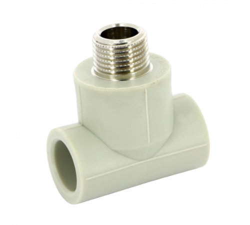 Тройник PPR с наружной резьбой 20x1/2" FV-Plast Тройник PPR с наружной резьбой 20x1/2" FV-Plast