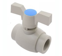 Кран шаровой бабочка PPR 16 FV-Plast
