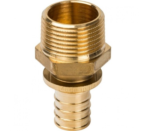 Переходник с наружной резьбой 25xR 1" для труб из сшитого полиэтилена Stout