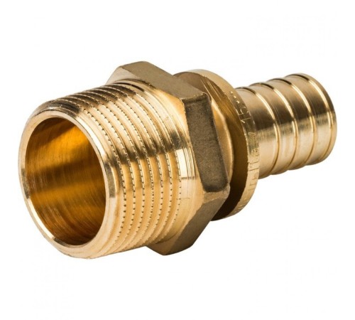 Переходник с наружной резьбой 25xR 1" для труб из сшитого полиэтилена Stout