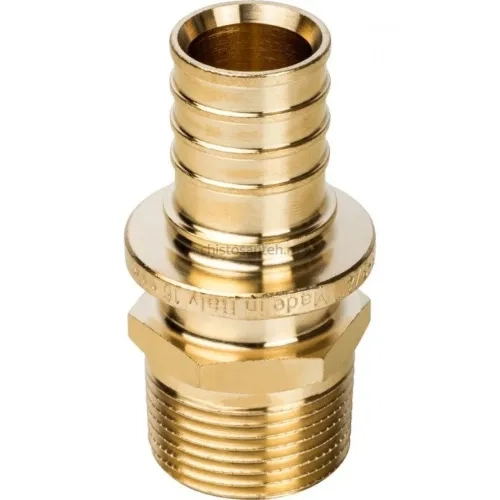 Переходник с наружной резьбой 25xR 3/4" для труб из сшитого полиэтилена Stout
