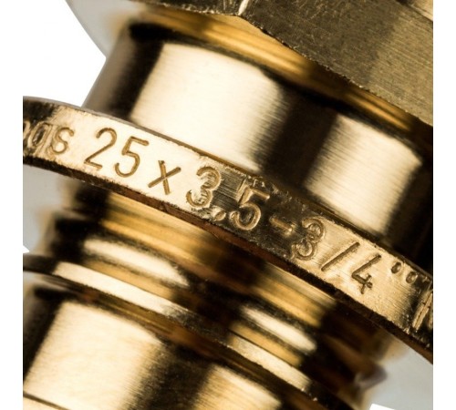 Переходник с наружной резьбой 25xR 3/4" для труб из сшитого полиэтилена Stout