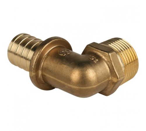 Угольник-переходник с наружной резьбой 32xR 1" для труб из сшитого полиэтилена Stout