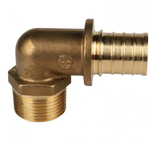 Угольник-переходник с наружной резьбой 32xR 1" для труб из сшитого полиэтилена Stout