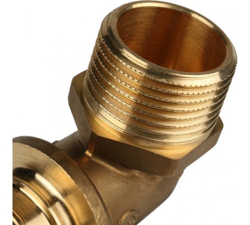 Угольник-переходник с наружной резьбой 32xR 1" для труб из сшитого полиэтилена Stout