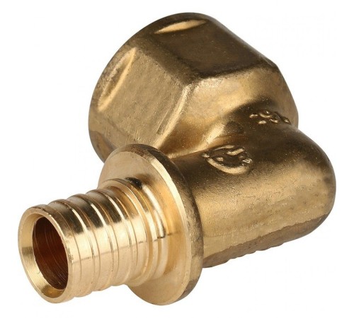 Угольник-переходник с внутренней резьбой 16xG 1/2" для труб из сшитого полиэтилена Stout