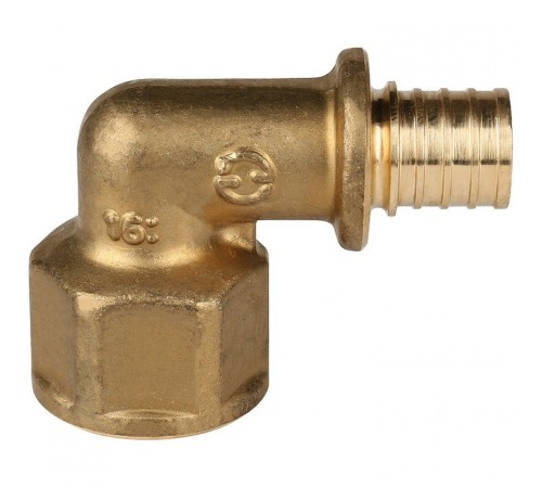 Угольник-переходник с внутренней резьбой 16xG 1/2" для труб из сшитого полиэтилена Stout