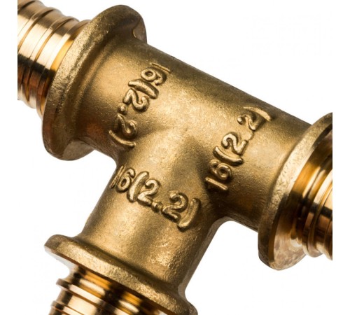 Тройник равнопроходный 16x16x16 для труб из сшитого полиэтилена Stout