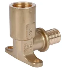 Угольник настенный с длинным нарезным патрубком 20-Rp 1/2" Stout