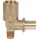 Угольник настенный с длинным нарезным патрубком 20-Rp 1/2" Stout
