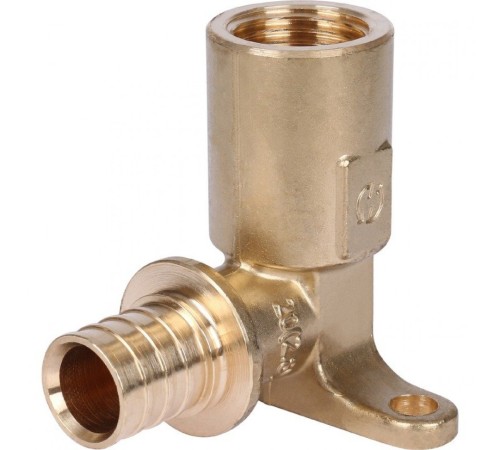 Угольник настенный с длинным нарезным патрубком 20-Rp 1/2" Stout