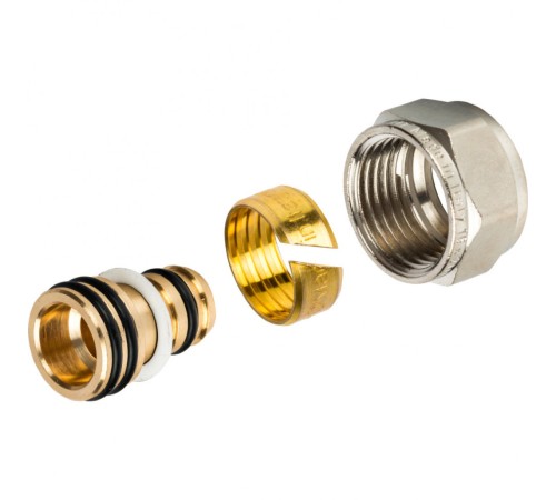 Фитинг компрессионный для труб PEX-AL-PEX 16х2,0х1/2" Stout