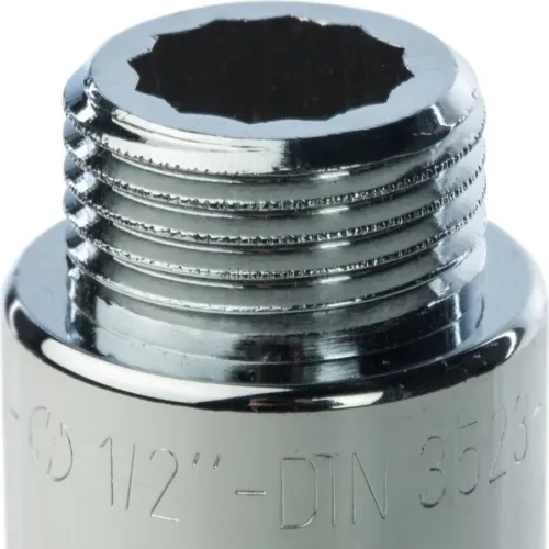 Удлинитель 1/2"x80, хромированный Stout