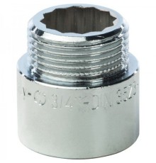 Удлинитель 3/4"x20, хромированный Stout