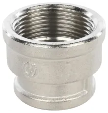 Муфта ВВ переxодная 1 1/4"x1", никелированная Stout