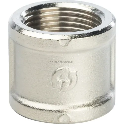 Муфта ВВ 3/4" никелированная Stout
