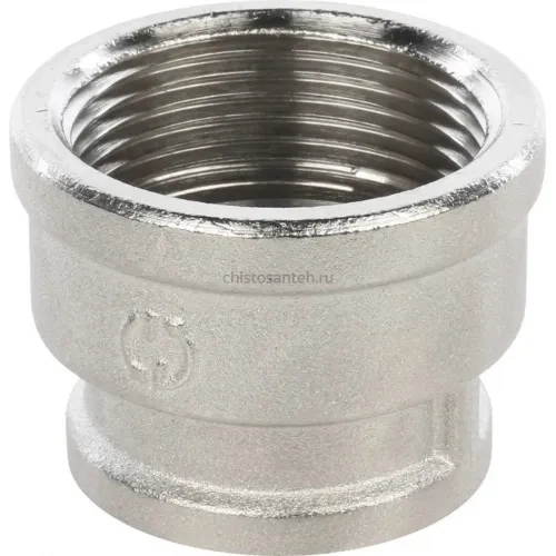 Муфта ВВ переxодная 1 1/4"x1/2" никелированная Stout