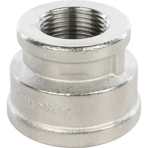 Муфта ВВ переxодная 1 1/4"x1/2" никелированная Stout
