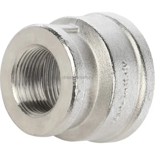 Муфта ВВ переxодная 1 1/4"x1/2" никелированная Stout