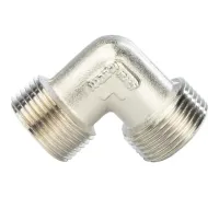 Угольник НН 3/4" никелированный Stout