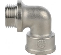 Угольник с упором НВ 1/2" никелированный Stout