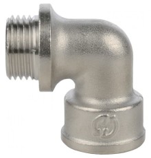 Угольник с упором НВ 1/2" никелированный Stout