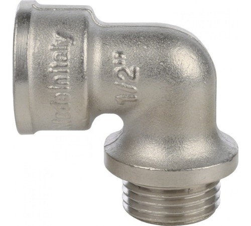 Угольник с упором НВ 1/2" никелированный Stout