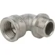 Угольник с упором НВ 1/2" никелированный Stout